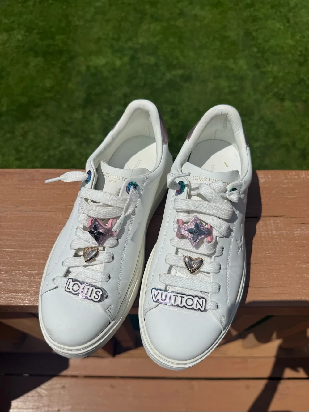 Authentic Louis Vuitton Time Out Sneakers – Size 37